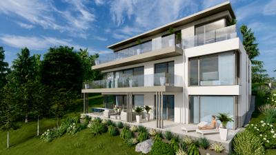 Brand-new apartment with panoramic Danube views